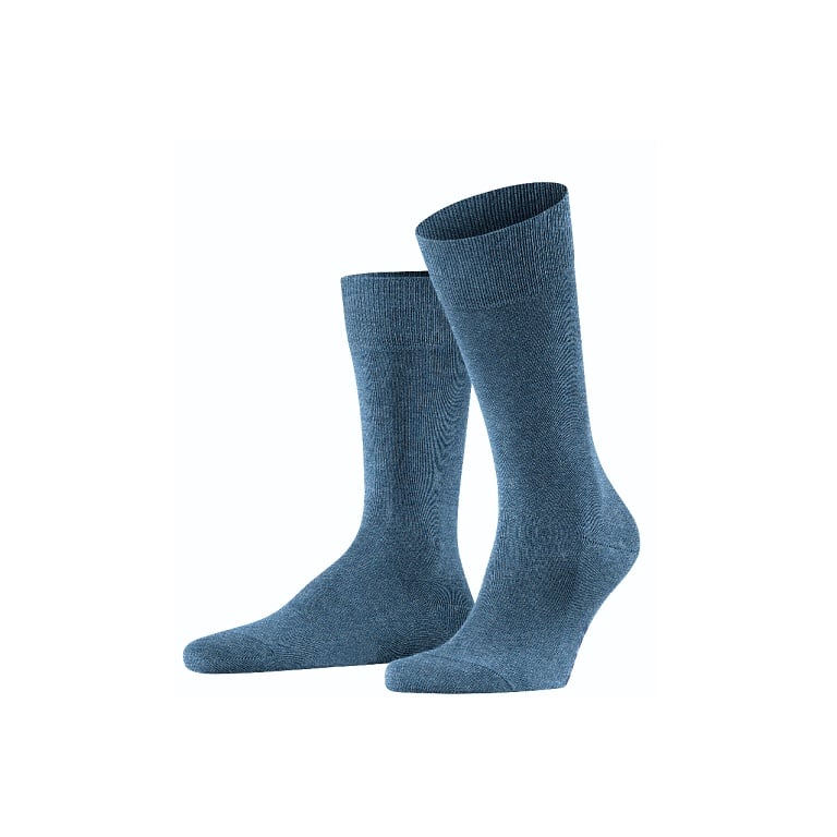 Falke Tagessocke Family New (nachhaltiger Baumwoll-Komfort) jeansblau Herren - 1 Paar